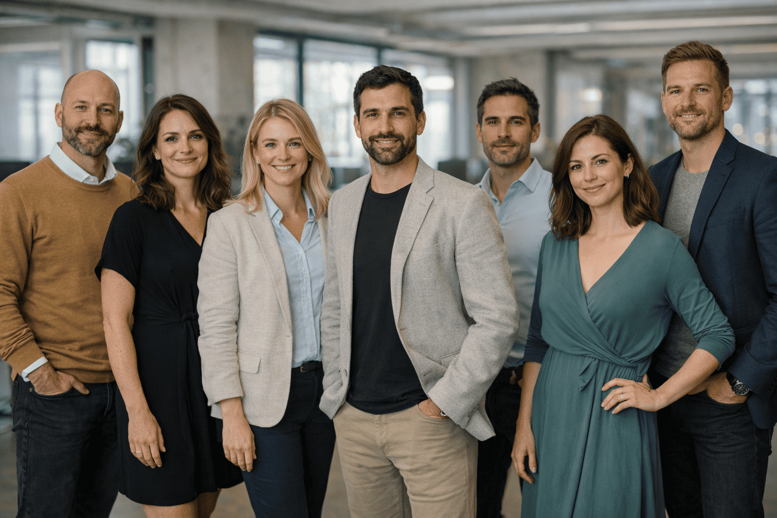 Team working on AI trading platform — Viso Fondavía